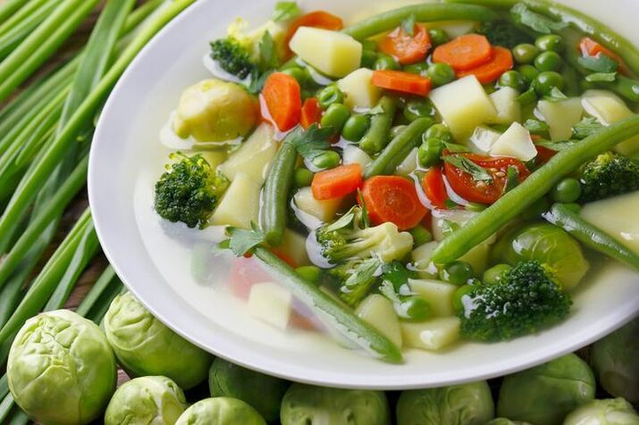 Menú de dieta