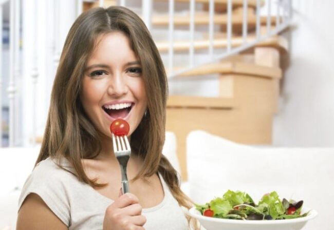 Una dieta de ensalada